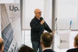Thomas Dolby speaking at a Liberty Specialty Markets Unique Perspectives event in the London office