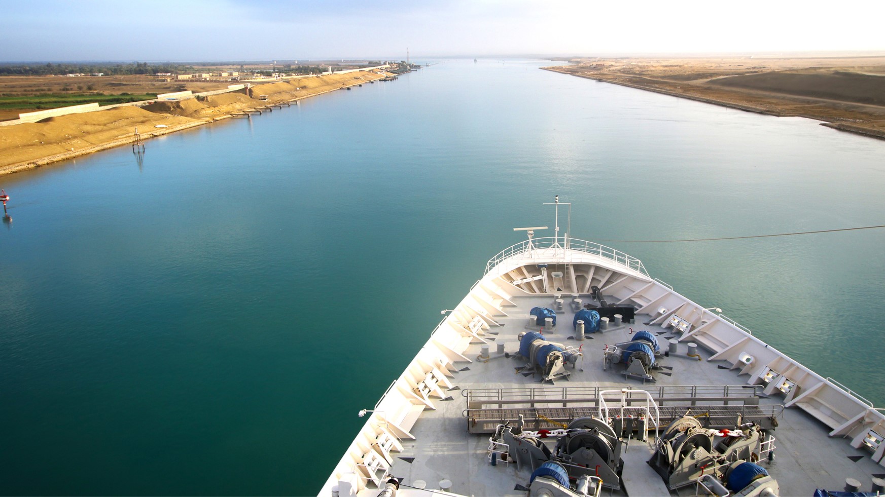 Ship on Suez Canal