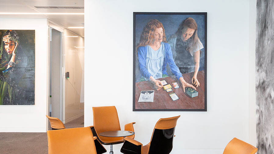 The Fortune Teller in office