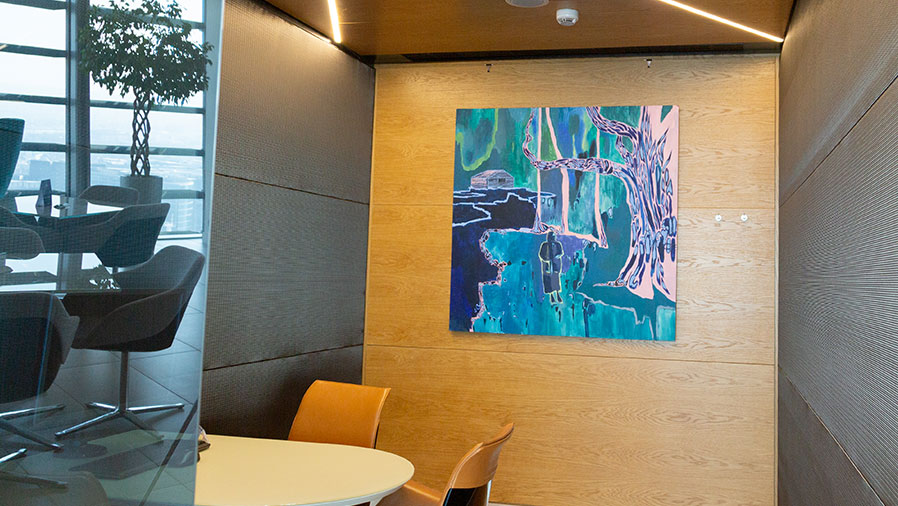 Holly Marriage - Solar House in office