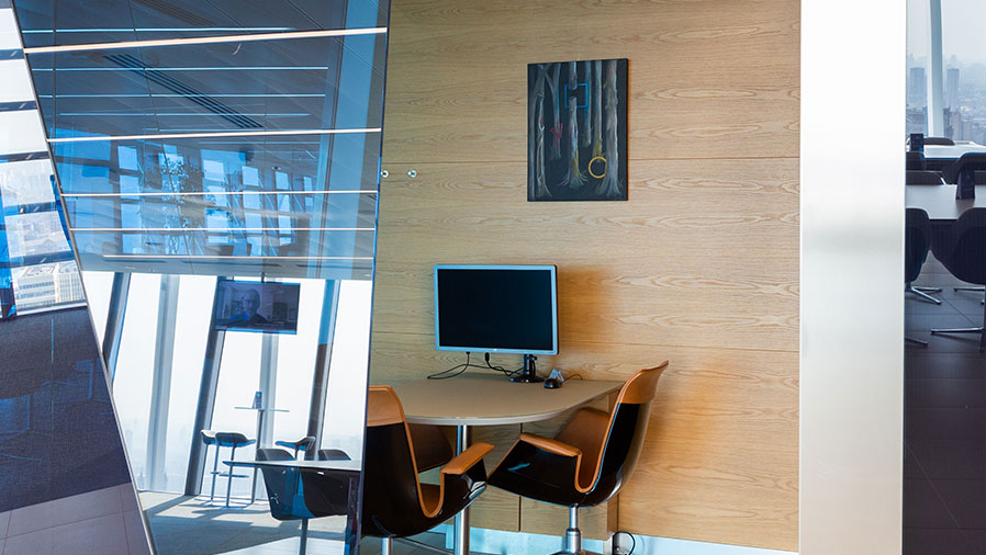 artwork in the office