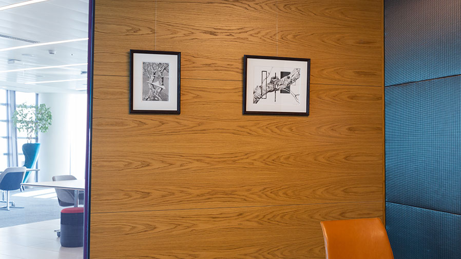 artwork in the office