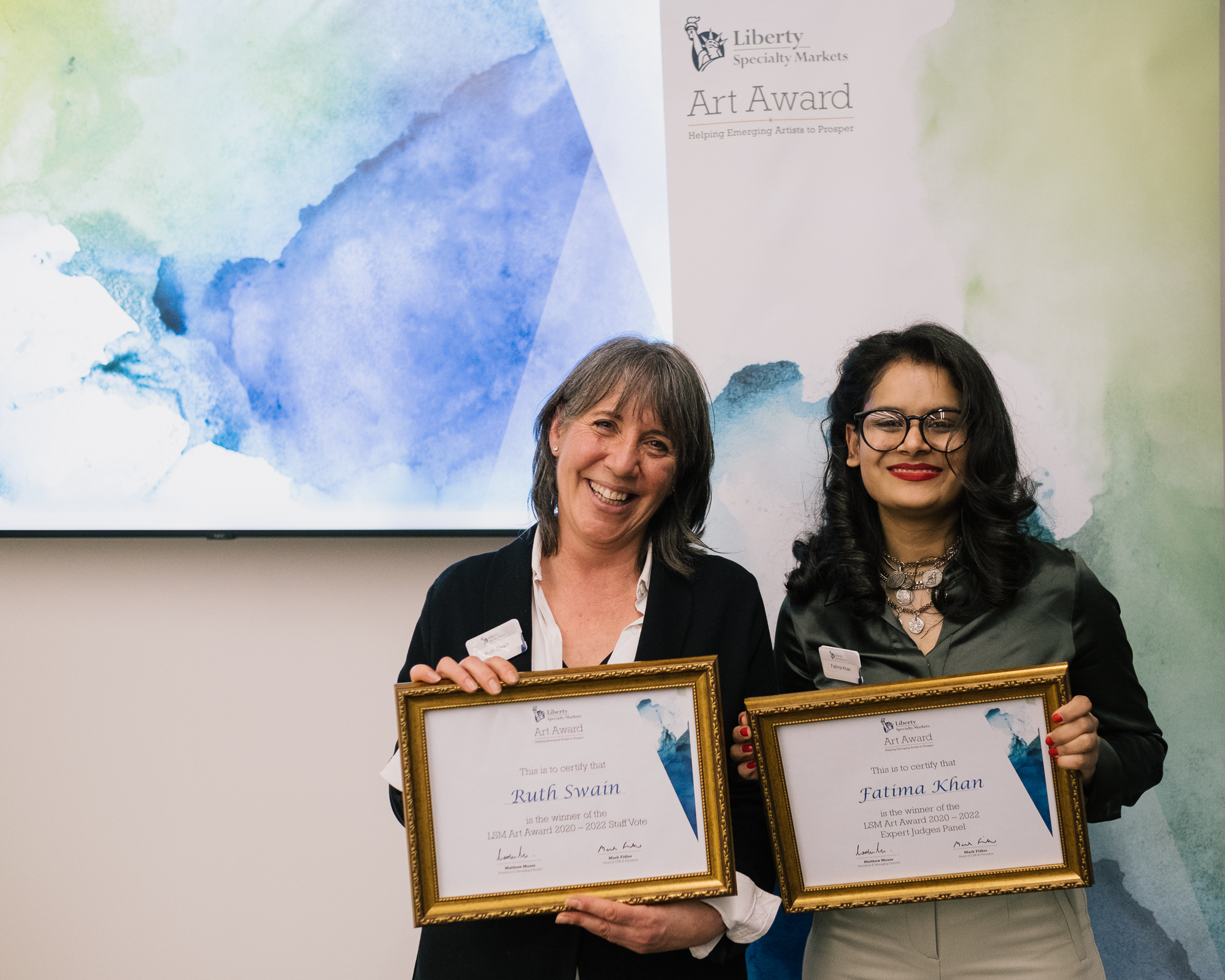 Liberty art award winners