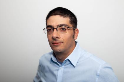 Nicholas Denude smiling