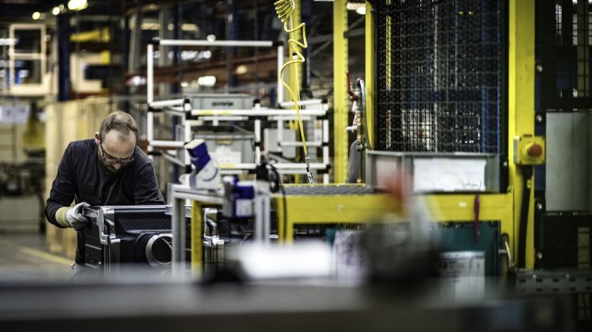 man working in warehouse