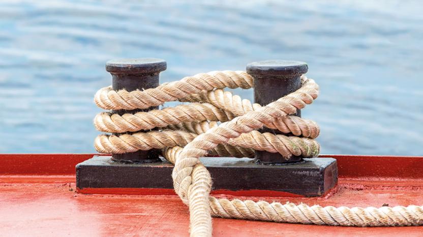 bollard mooring rope