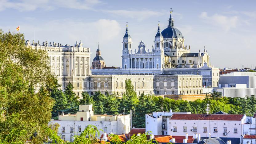 Almudena Cathedral  of Madrid, Spain