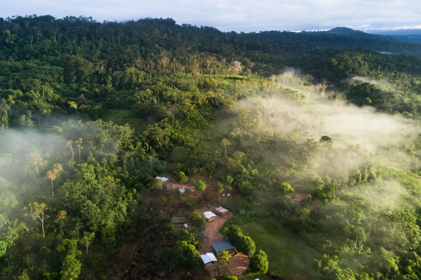 Peru Ashaninka Aerial shot