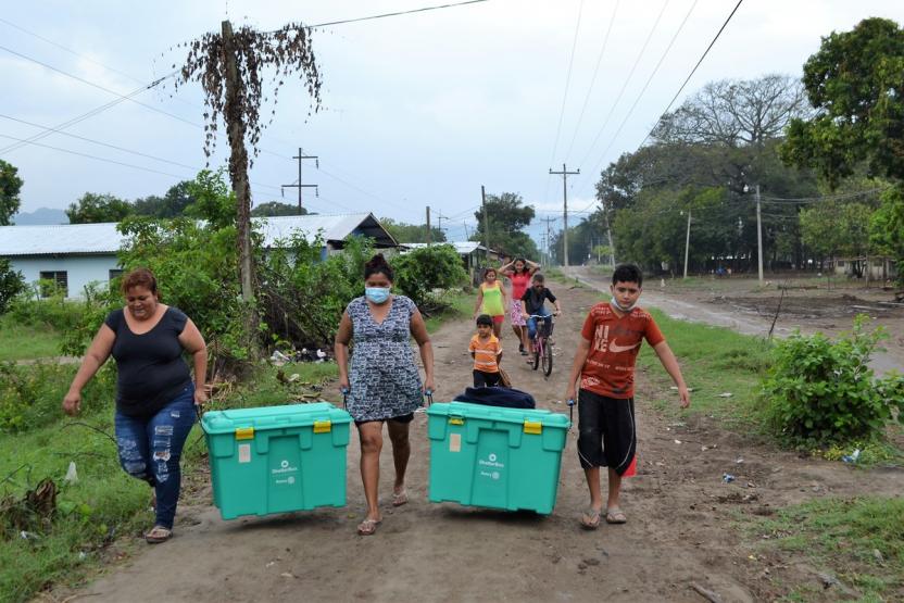ShelterBox response in Honduras to people who lost their homes to Hurricanes Eta and Iota that hit in 2020