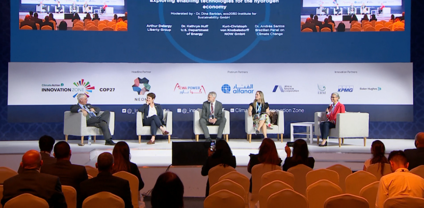 Image of panel session at COP27