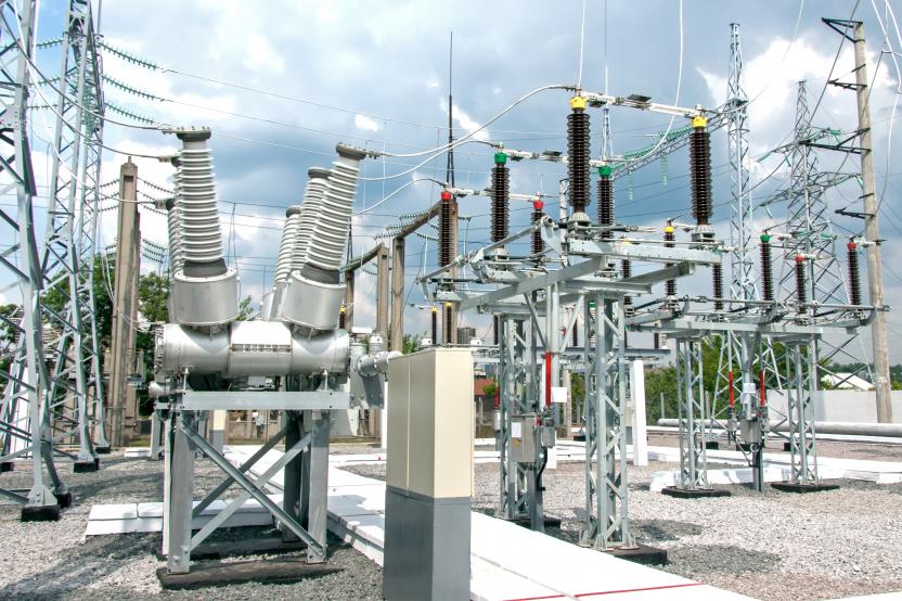 Picture of electrical substation