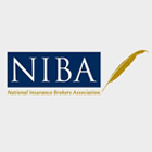 Navy blue and gold National Insurance Brokers Association logo