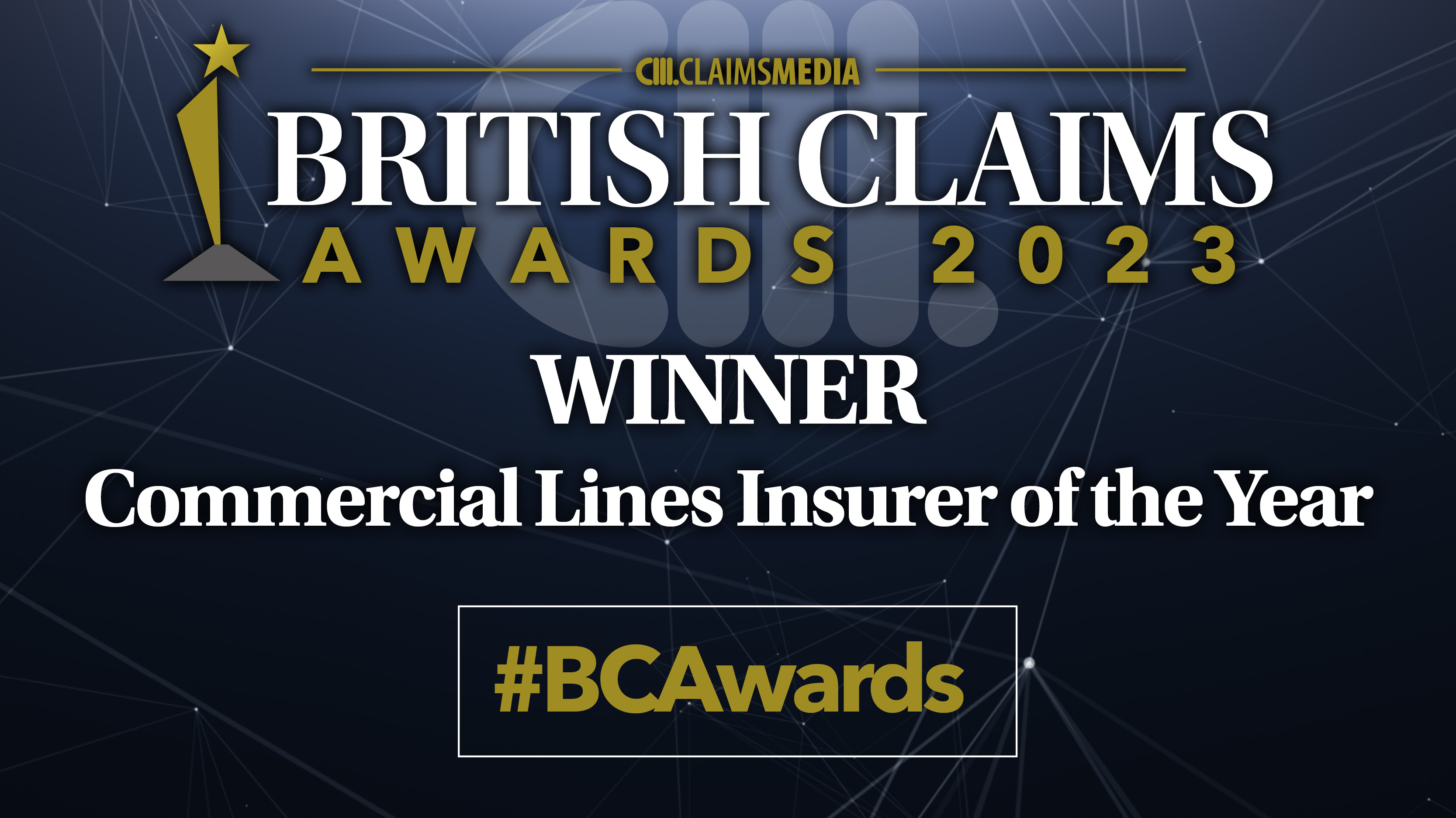 British Claims Awards 2023 Winner