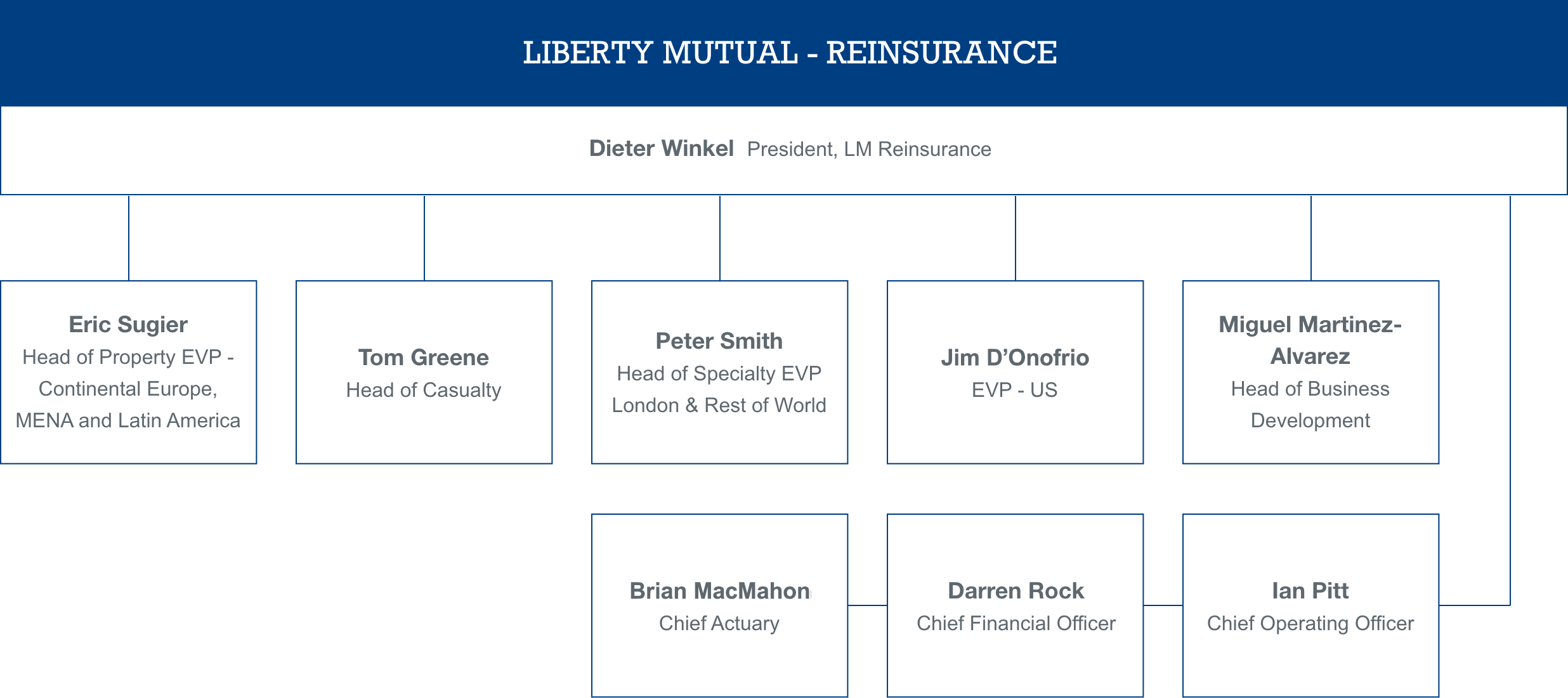 Liberty Mutual Organizational Chart